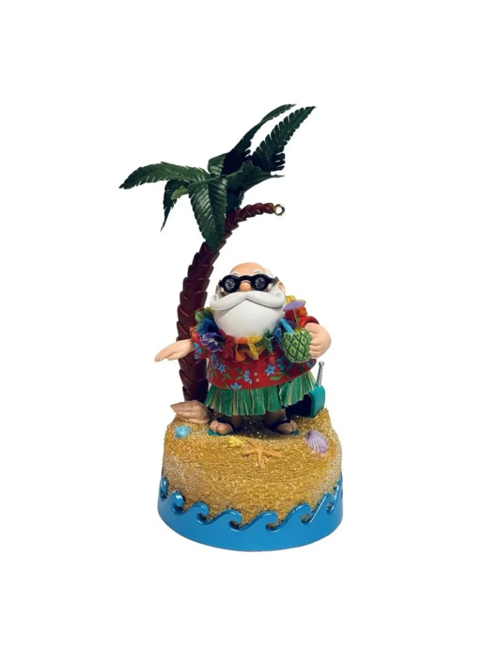 Hallmark Keepsake Ornament Santa's Hula-Day 2004 READ